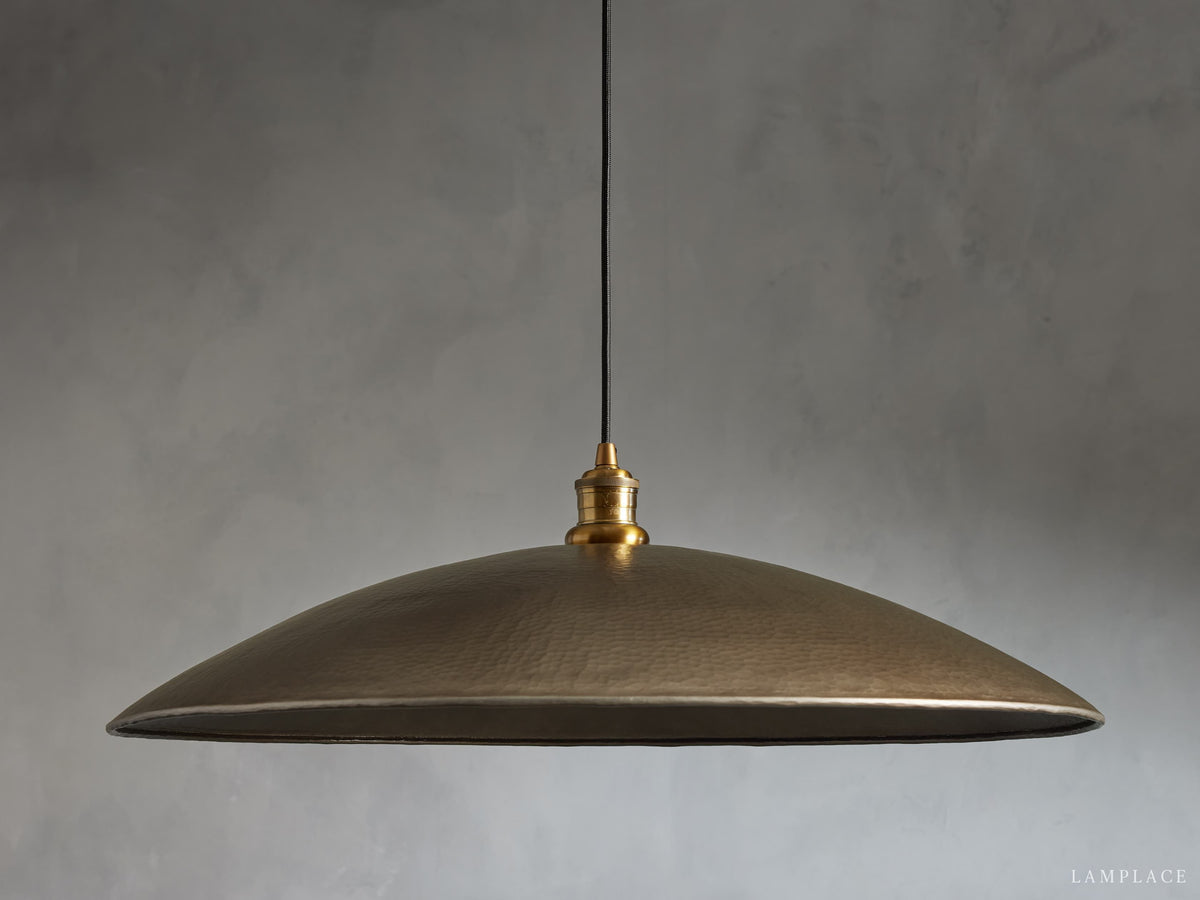 Recycled Metal Fan Pendant Light