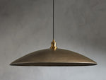 Recycled Metal Fan Pendant Light