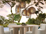 Cohen Woven Globe Pendant Light