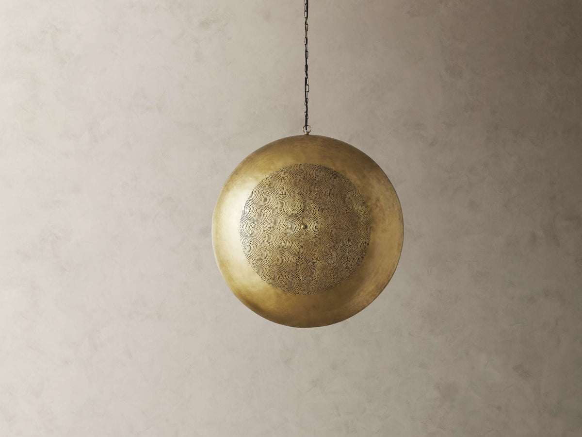 Astrid Patterned Circle Pendant Light