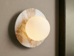 Corinna Marble Sphere Wall Sconce