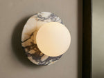Corinna Marble Sphere Wall Sconce