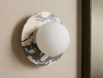Corinna Marble Sphere Wall Sconce