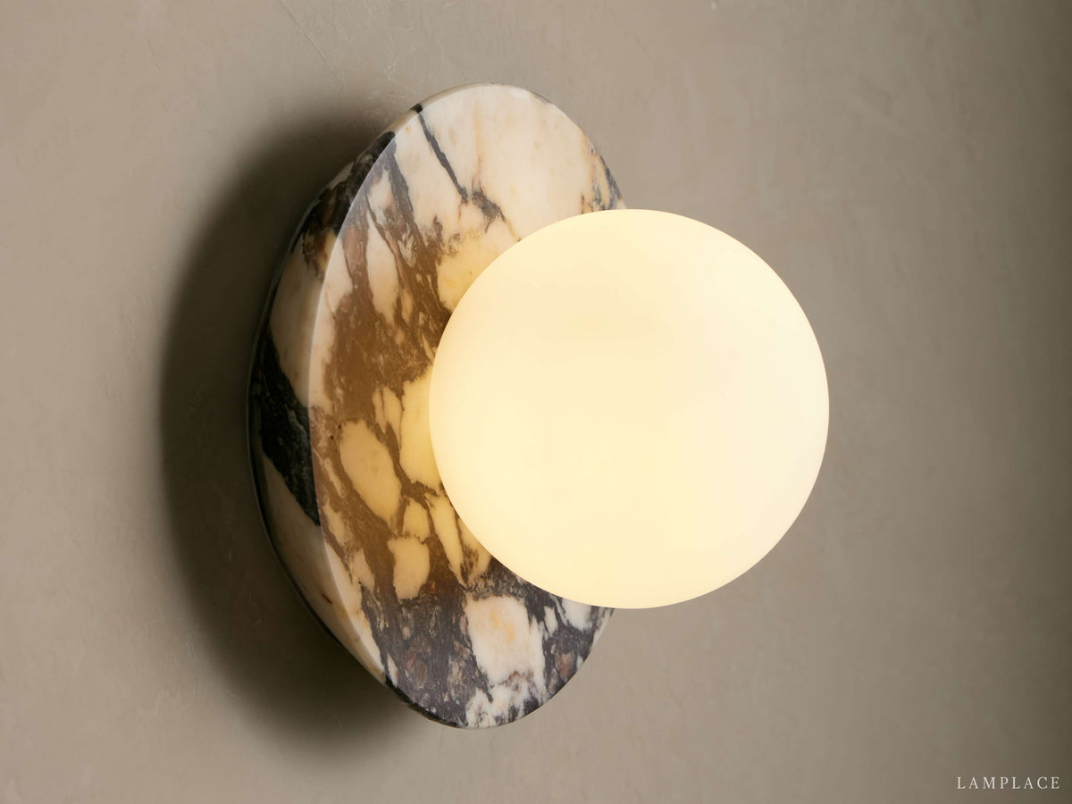 Corinna Marble Sphere Wall Sconce