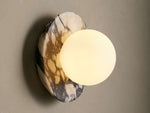 Corinna Marble Sphere Wall Sconce