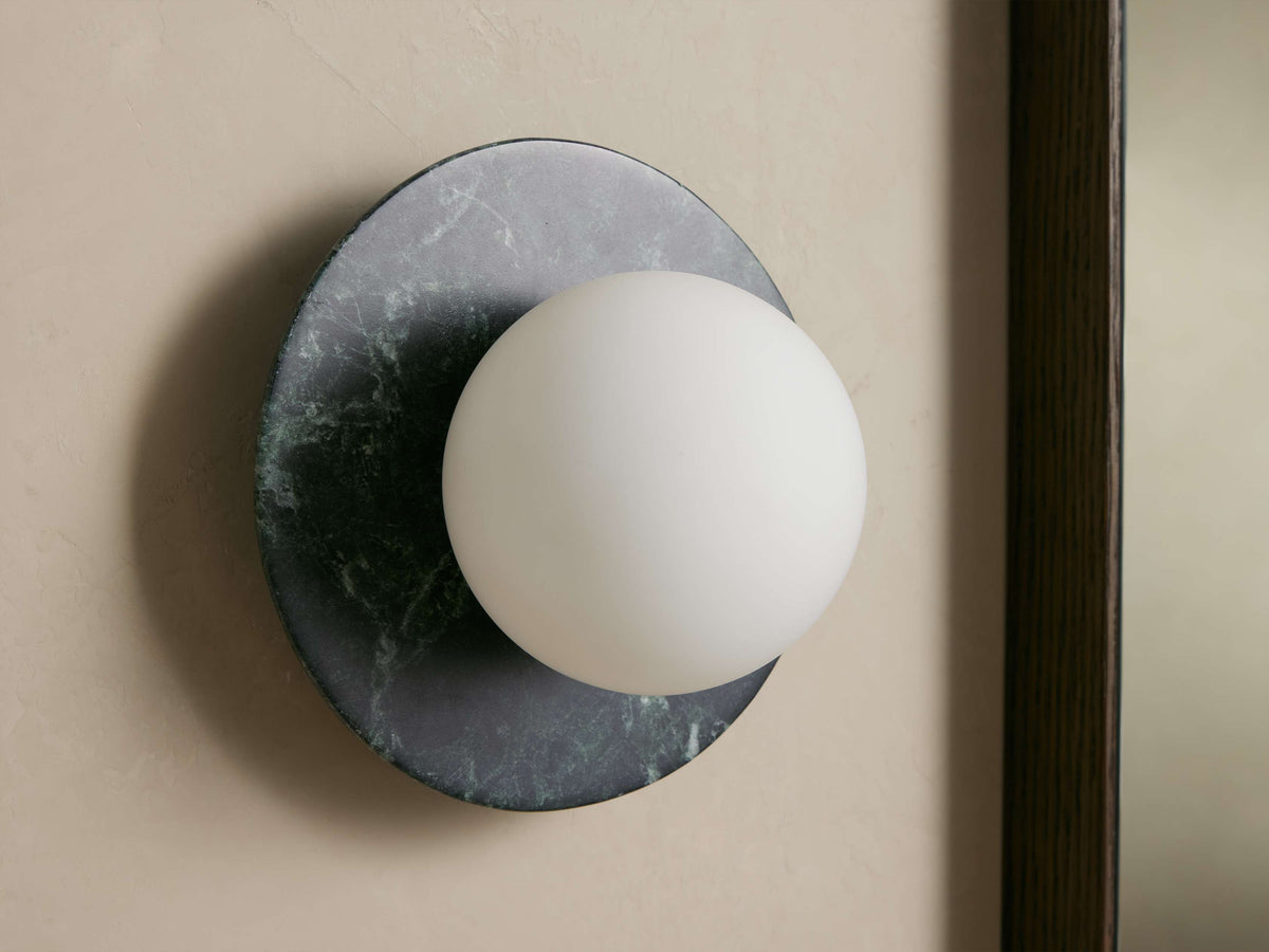 Corinna Marble Sphere Wall Sconce