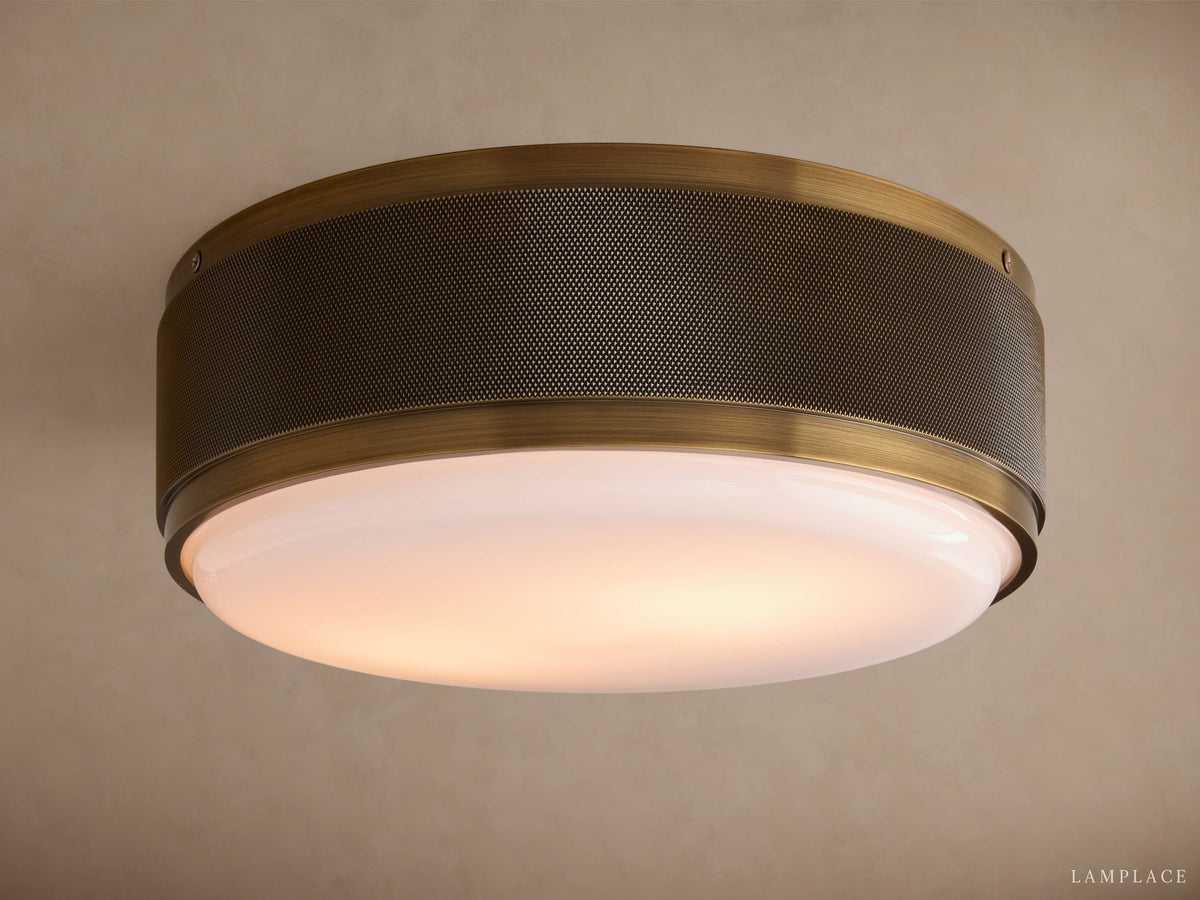 Monroe Hushed Shine Flush Mount