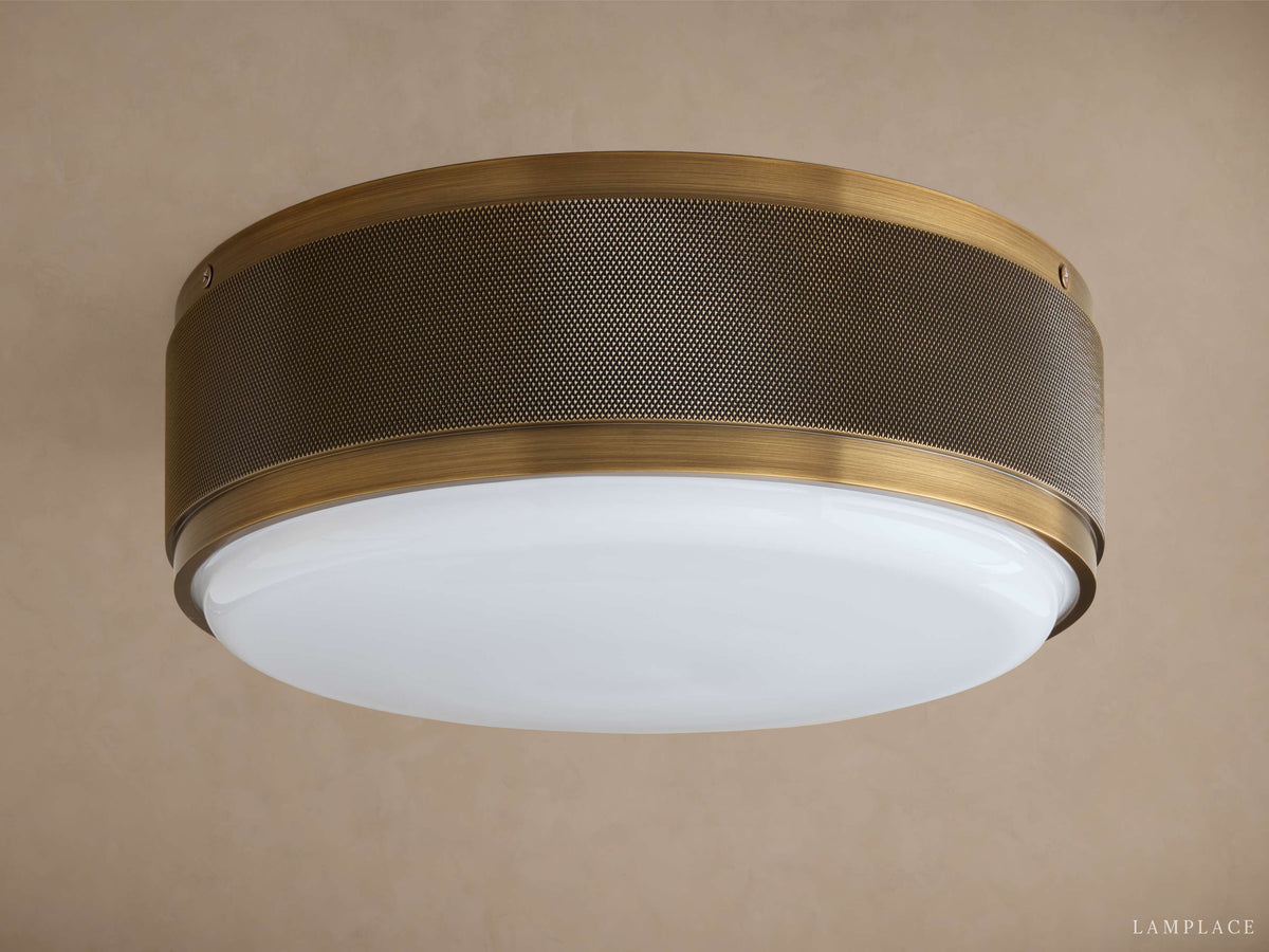 Monroe Hushed Shine Flush Mount