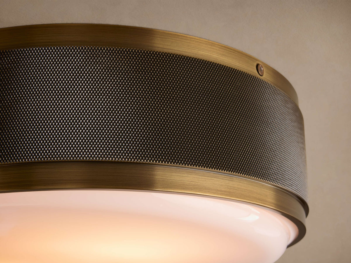Monroe Hushed Shine Flush Mount