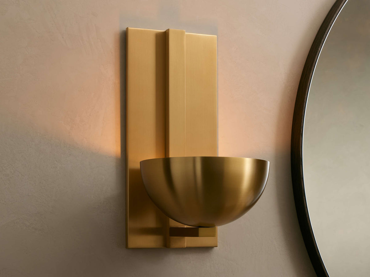 Belmira Cast Bowl Wall Sconce