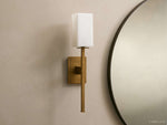 Cinda Torch Stone Wall Sconce