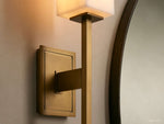 Cinda Torch Stone Wall Sconce