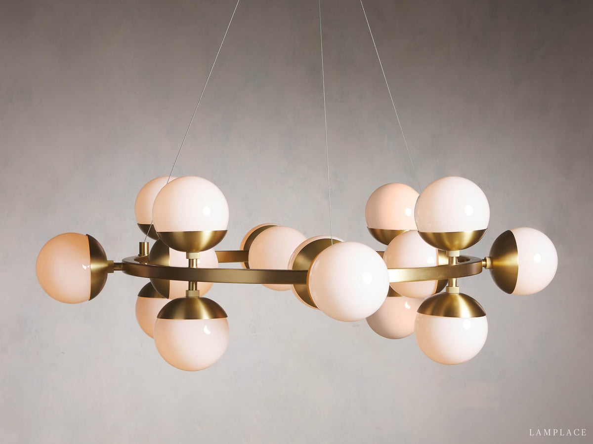 Raechelle Orbit Axis Globe Chandelier