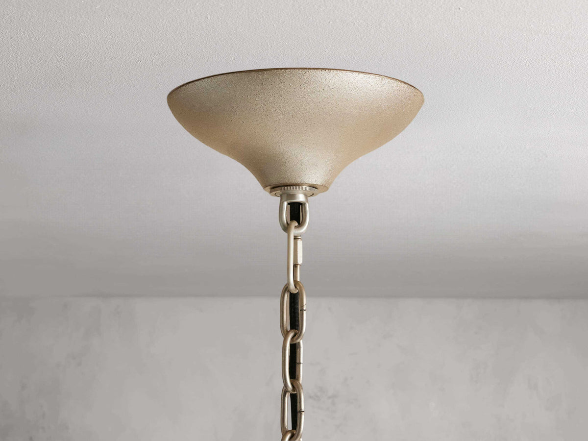 Neve Cascade Glass Round Chandelier