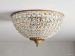 Poppy Luxury Crystal Flush Mount
