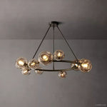 Bubble Ripple Sphere Round Chandelier 48"