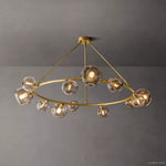 Bubble Ripple Sphere Round Chandelier 60"