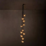 Bubble Ripple Sphere Cascade Chandelier 20"