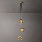Bubble Ripple Sphere Cascade Pendant Light