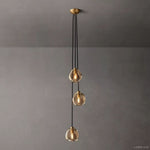 Bubble Ripple Sphere Cascade Pendant Light