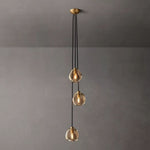 Bubble Ripple Sphere Cascade Pendant Light
