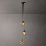 Bubble Ripple Sphere Cascade Pendant Light