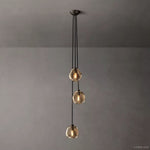Bubble Ripple Sphere Cascade Pendant Light