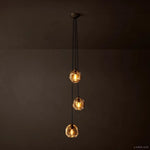 Bubble Ripple Sphere Cascade Pendant Light