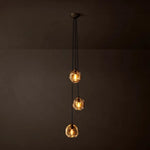 Bubble Ripple Sphere Cascade Pendant Light