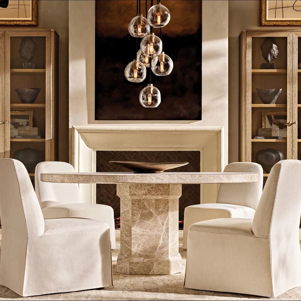 Bubble Ripple Sphere Cascade Pendant Light