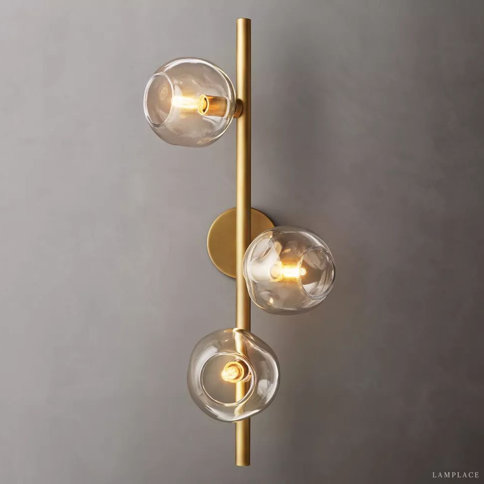Bubble Ripple Sphere Cascade Wall Sconce