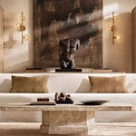 Bubble Ripple Sphere Cascade Wall Sconce
