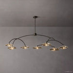 Lily Organic Form Round Chandelier 72"