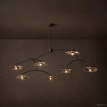 Lily Organic Form Round Chandelier 72"