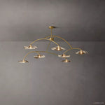 Lily Organic Form Round Chandelier 96"