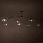 Lily Organic Form Round Chandelier 96"