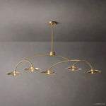 Lily Organic Form Linear Chandelier 60"
