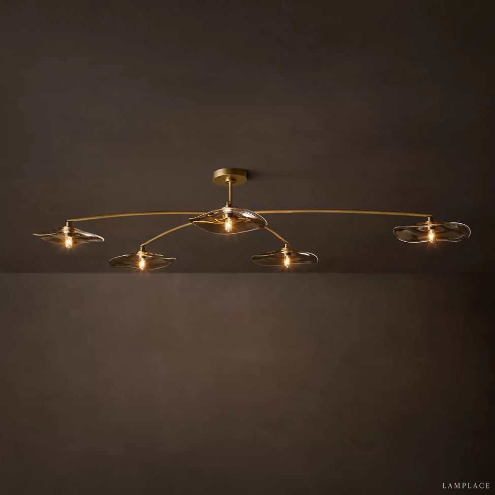 Lily Organic Form Flush Mount