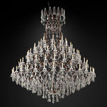 Rococo Vintage Crystal Round Chandelier 101"