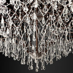 Rococo Vintage Crystal Round Chandelier 101"