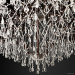 Rococo Vintage Crystal Round Chandelier 101"