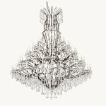 Rococo Vintage Crystal Round Chandelier 101"