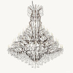 Rococo Vintage Crystal Round Chandelier 101"