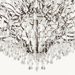 Rococo Vintage Crystal Round Chandelier 101"