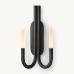 Rousselin Midcentury Sleek Double Wall Sconce