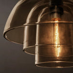 Blom Layered Glass Cloche Pendant Light