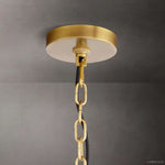 Cathedral Layered Curve Round Chandelier 24"