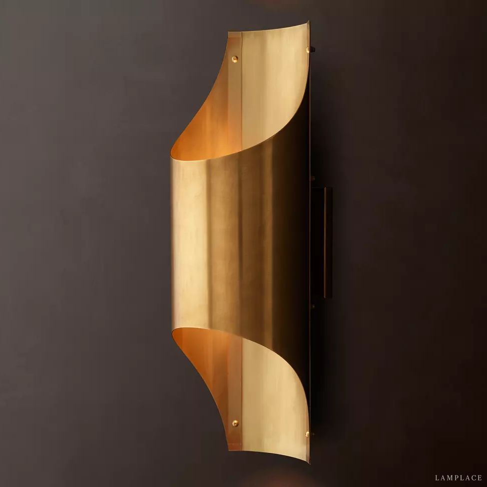Cathedral Layered Curve Wall Sconce