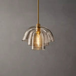 Blom Layered Glass Cloche Pendant Light