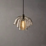 Blom Layered Glass Cloche Pendant Light